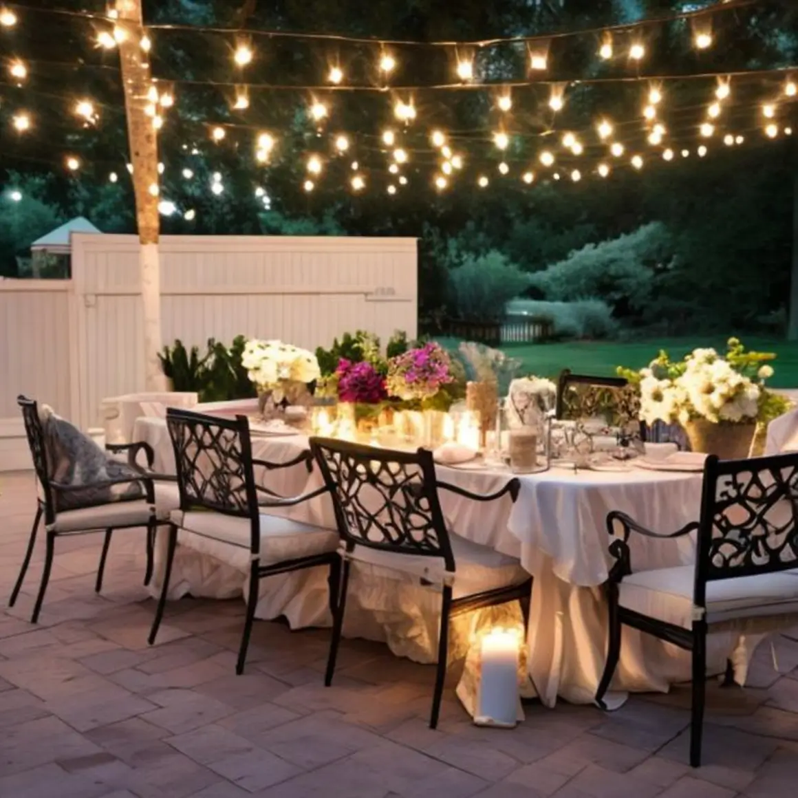 Set Up a Cosy Outdoor Seating Arrangement for New Year Eve