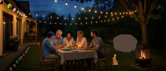 7 Tips for Hosting a Dreamy Outdoor Easter Dinner Under the Stars