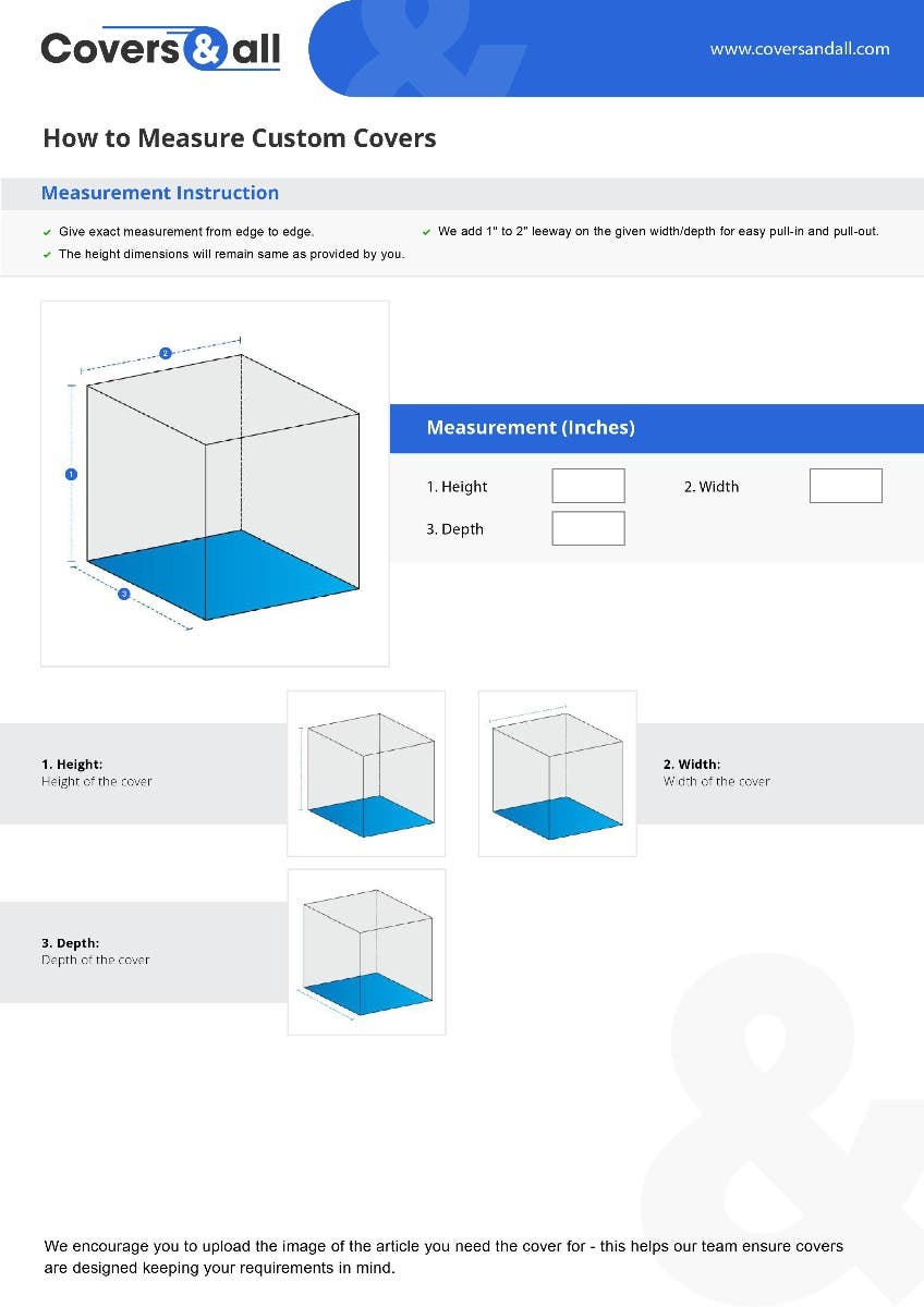 Covers measuring guide