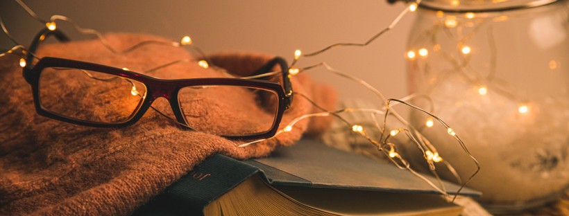 Reading glasses and led lights