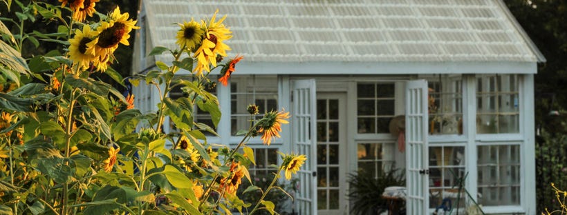 Victorian style greenhouse