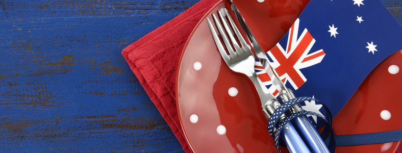 Australia day table setting